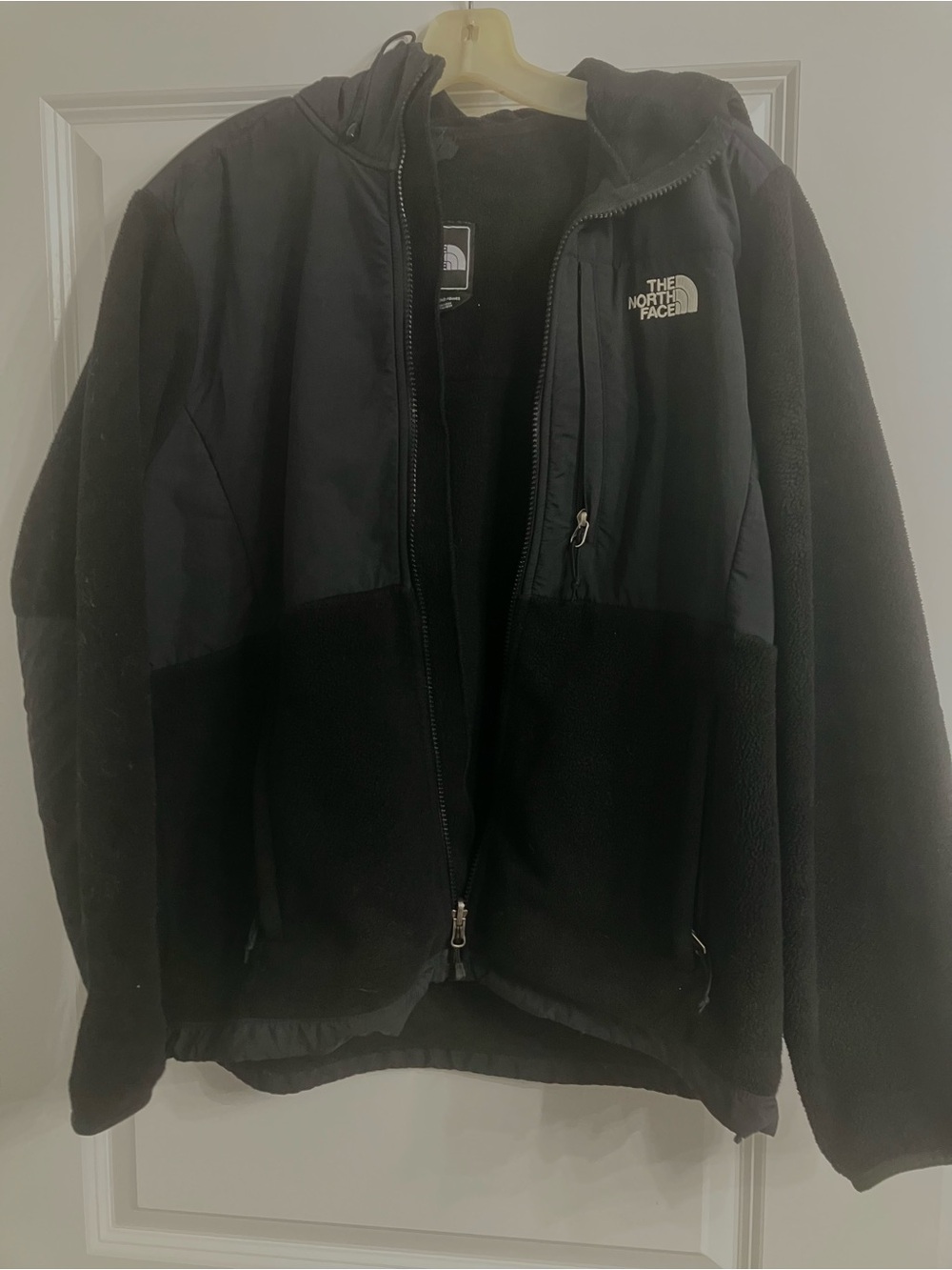The North Face Black Hooded Lightweight Fleece Jacket